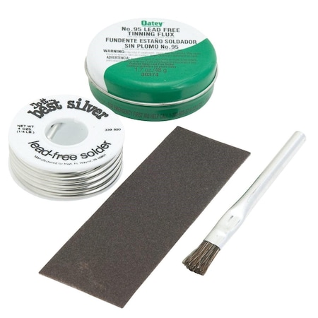 All-Source Silver Lead-Free 1/4 Lb. No. 95 Solder Kit 53094
